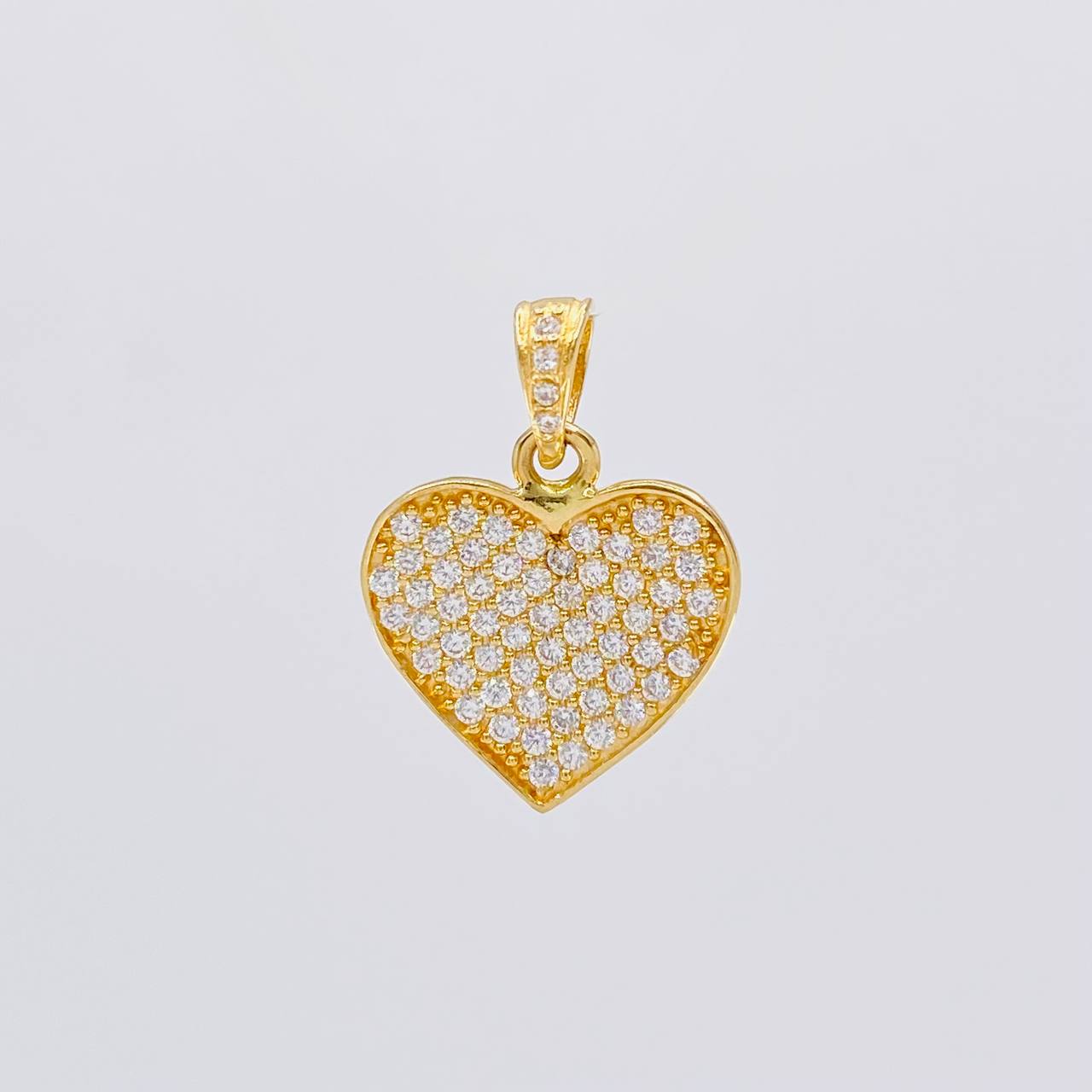 Pendant Heart 1.85g / 3/4 in Yellow Gold 18K