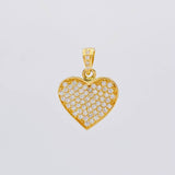 Pendant Heart 1.85g / 3/4 in Yellow Gold 18K
