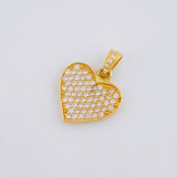 Pendant Heart 1.85g / 3/4 in Yellow Gold 18K