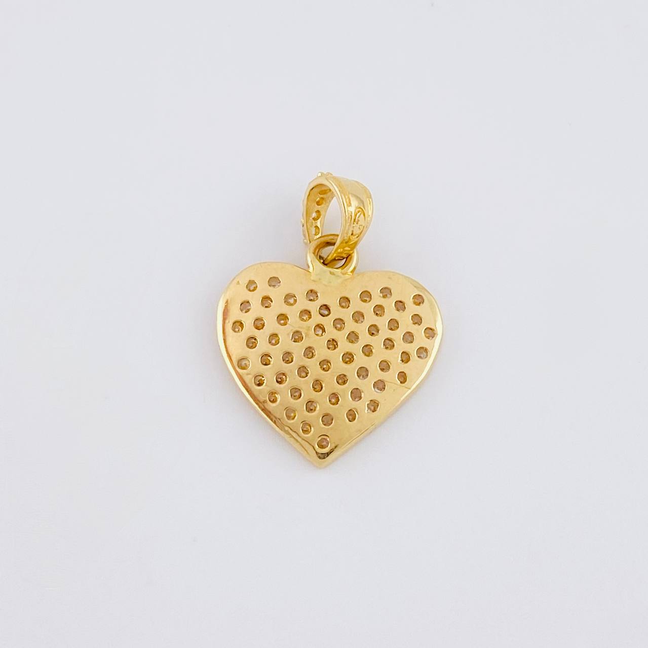 Pendant Heart 1.85g / 3/4 in Yellow Gold 18K