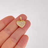 Pendant Heart 1.85g / 3/4 in Yellow Gold 18K