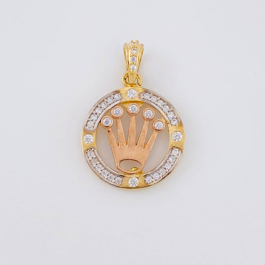 Pendant Crown Hoop 2.1g / 3/4 in 18K Yellow Gold