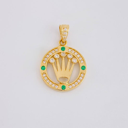 Pendant Crown Hoop 2.15g / 1 in 18K Yellow Gold