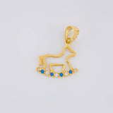 Pendant Toy Horse 0.85g / 3/4 in 18K Yellow Gold