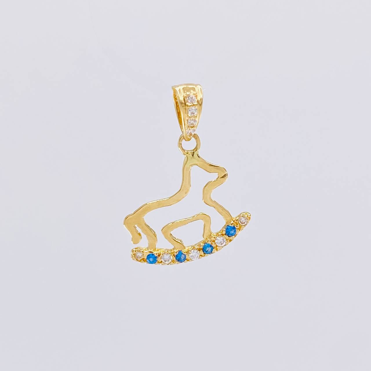 Pendant Toy Horse 0.85g / 3/4 in 18K Yellow Gold