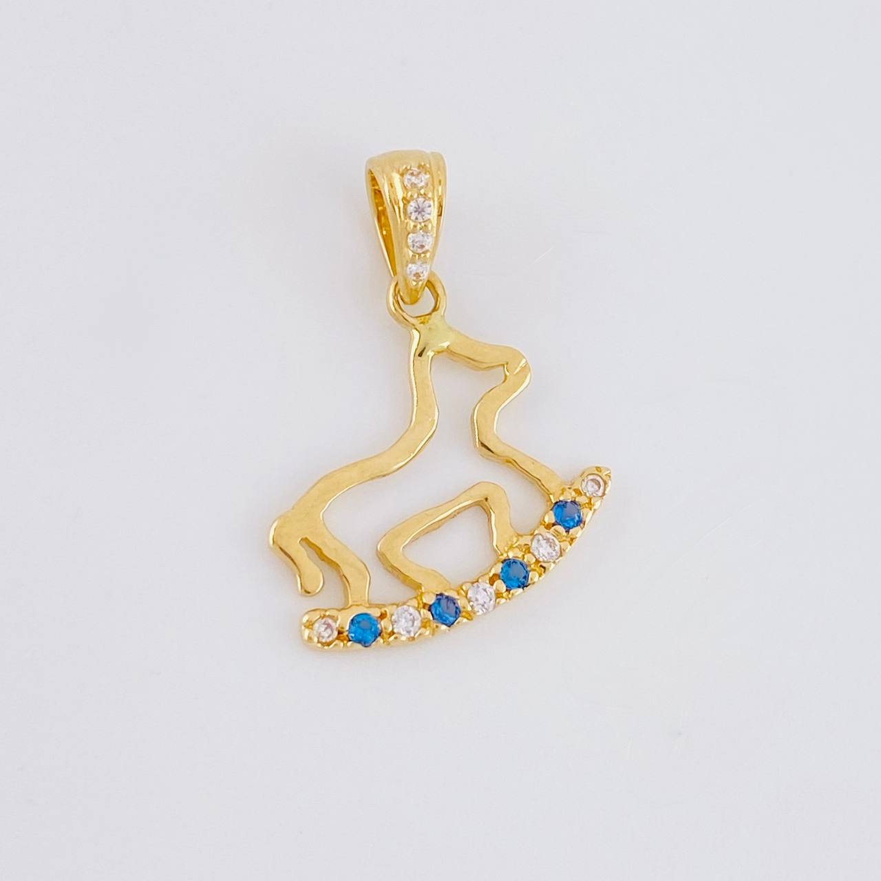 Pendant Toy Horse 0.85g / 3/4 in 18K Yellow Gold