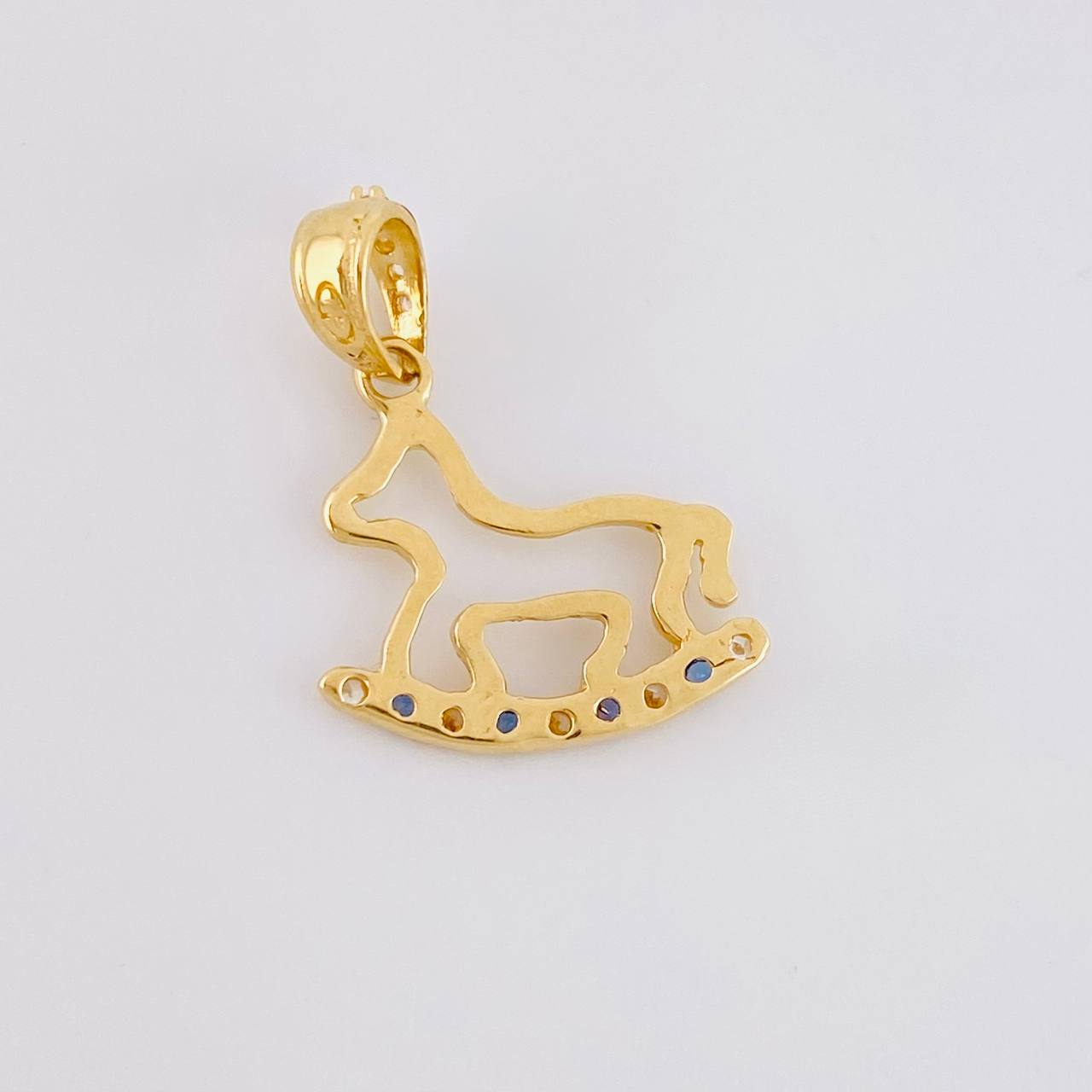 Pendant Toy Horse 0.85g / 3/4 in 18K Yellow Gold