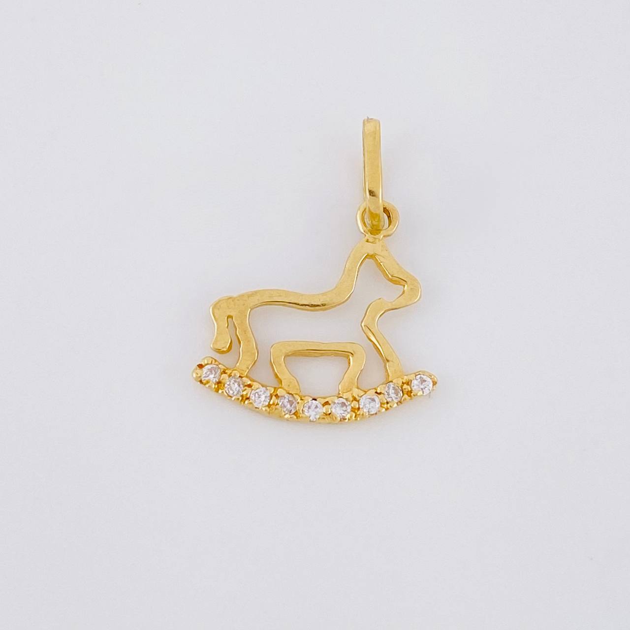 Pendant Toy Horse 0.75g / 3/4 in 18K Yellow Gold