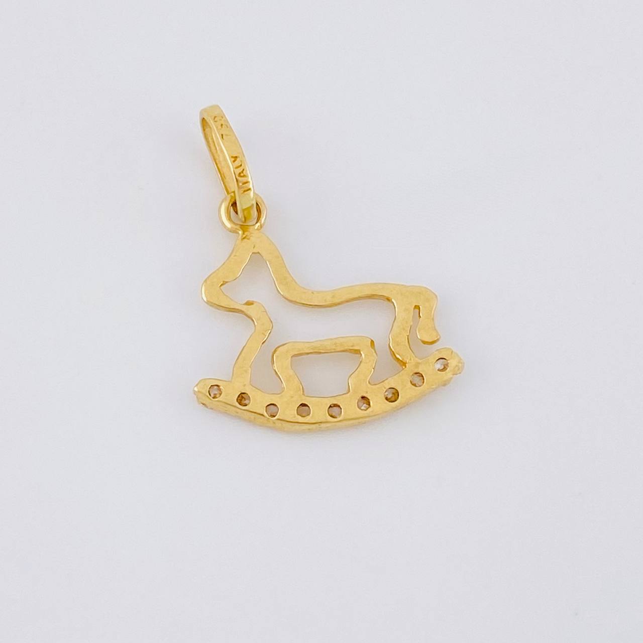 Pendant Toy Horse 0.75g / 3/4 in 18K Yellow Gold