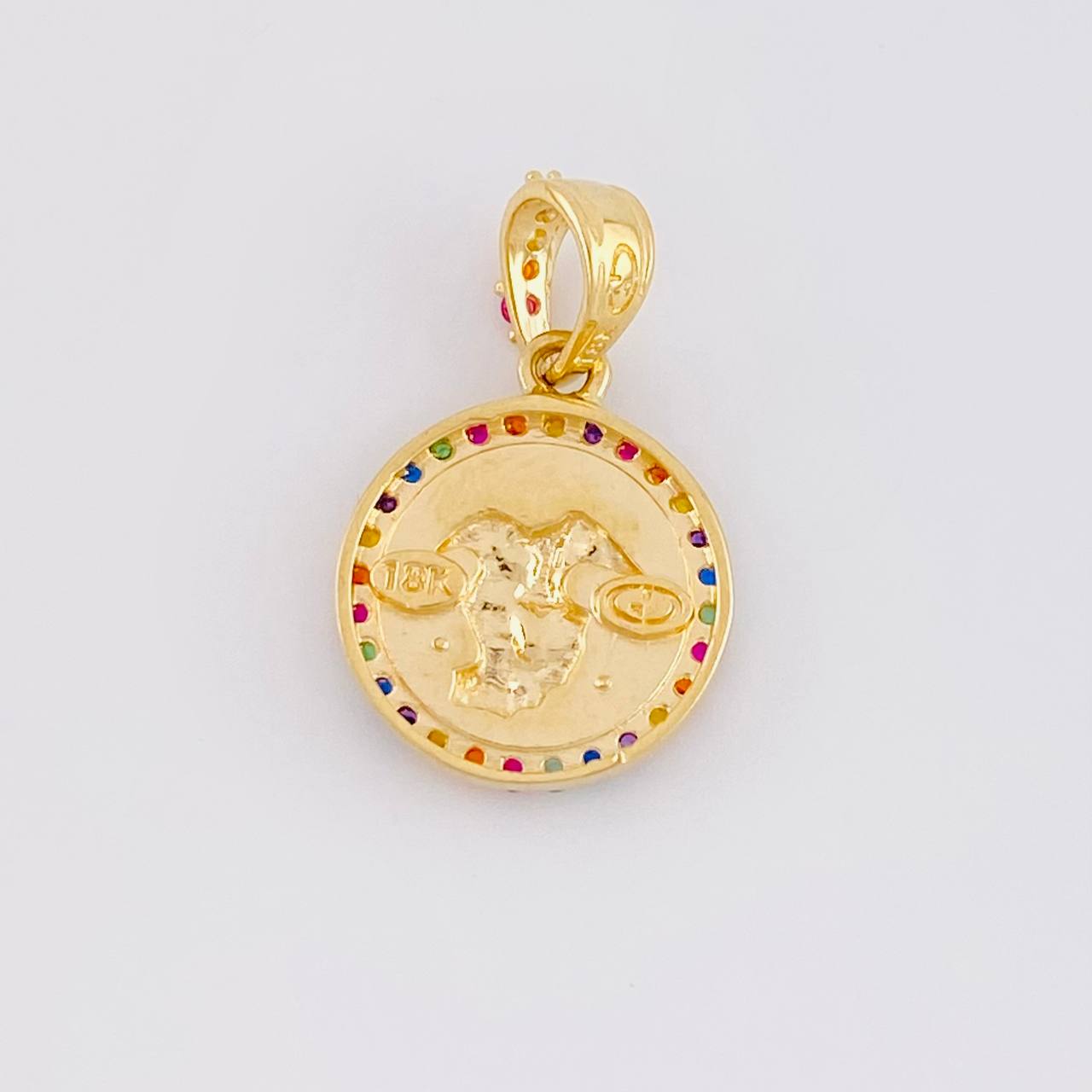 Dije San Miguel Arcangel 1.65g / 3/4 in Oro Amarillo 18K