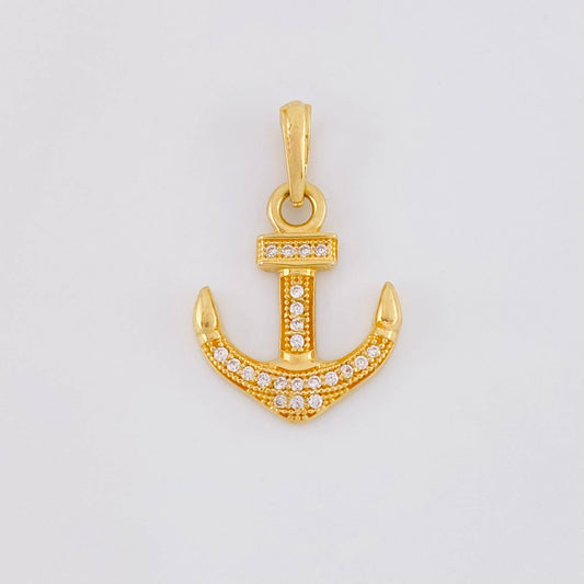 Dije Ancla 1.55g / 1 in Oro Amarillo 18K