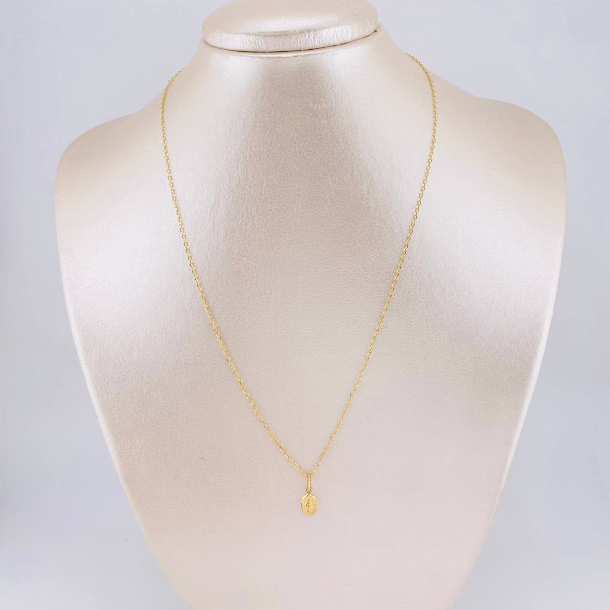 Classic Link Chain + Miraculous Pendant / 0.95g / 18 in Yellow Gold 18K