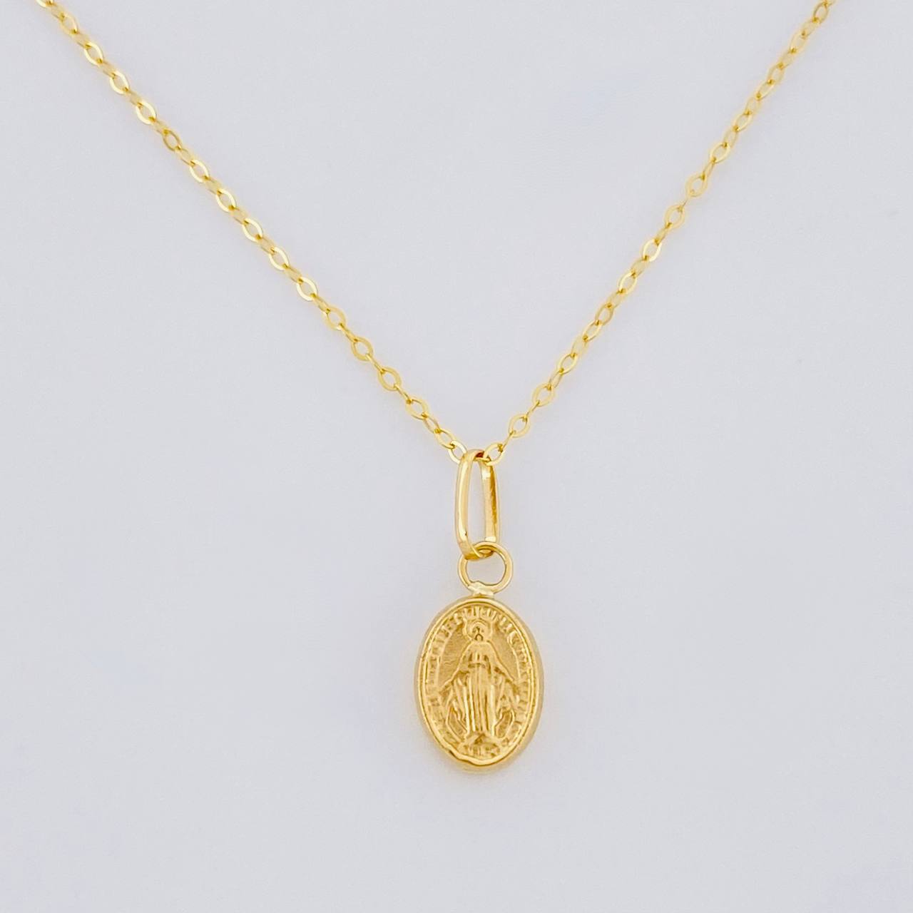 Classic Link Chain + Miraculous Pendant / 0.95g / 18 in Yellow Gold 18K
