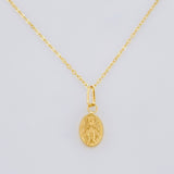 Classic Link Chain + Miraculous Pendant / 0.95g / 18 in Yellow Gold 18K