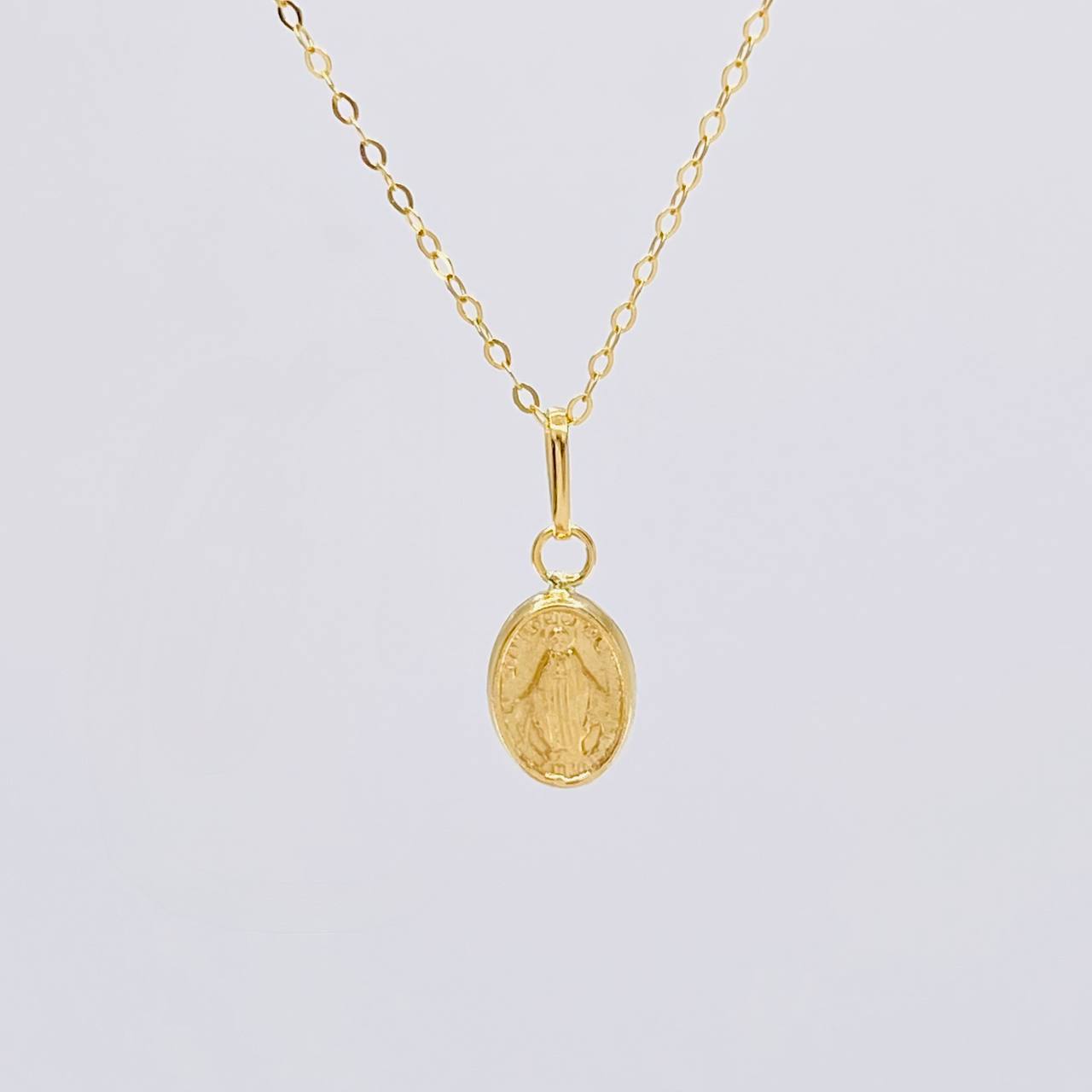 Classic Link Chain + Miraculous Pendant / 0.95g / 18 in Yellow Gold 18K