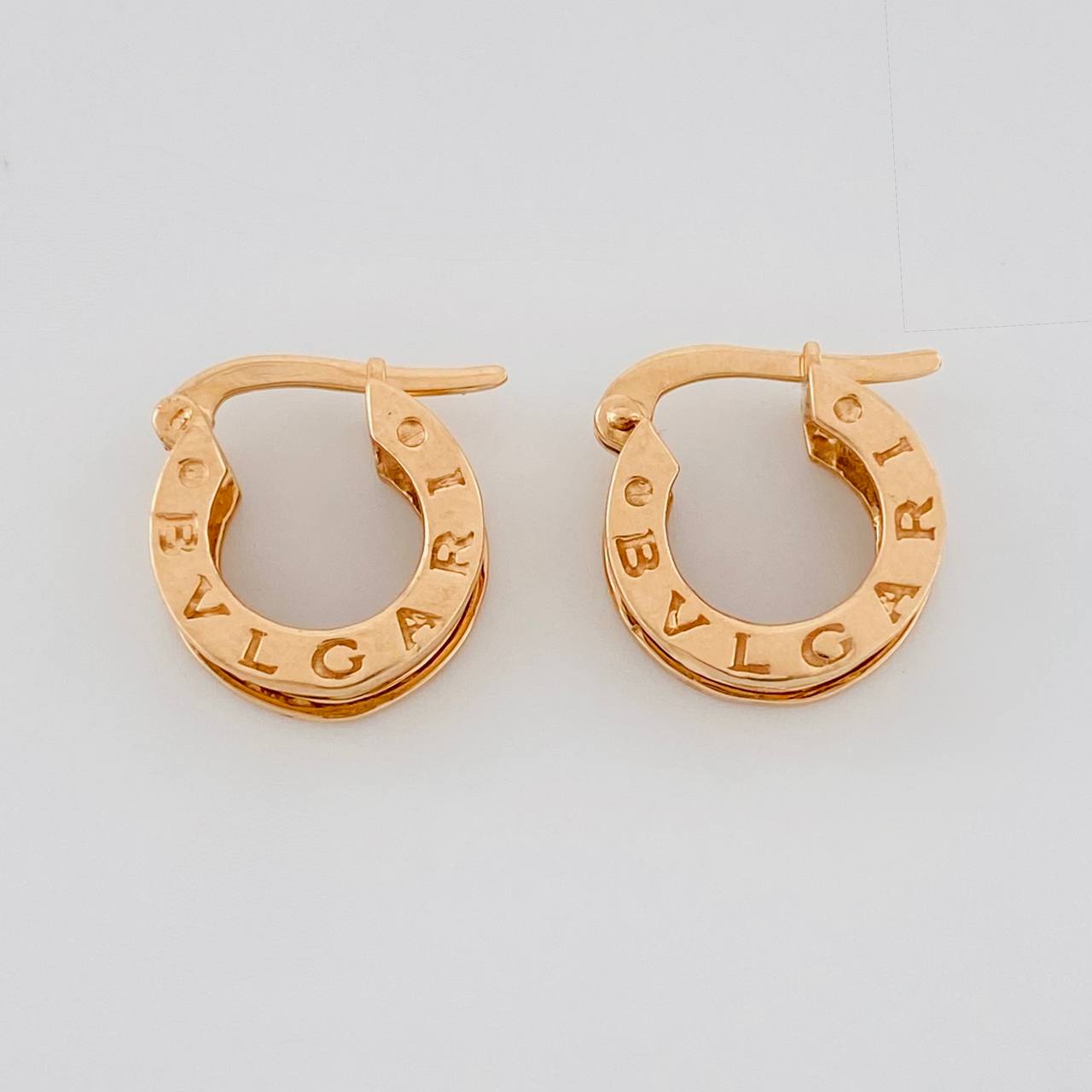 Candongas Rustica 3.95g / 1/2 in Oro Rosa 18K