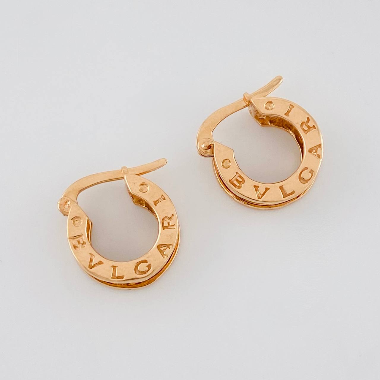 Candongas Rustica 3.95g / 1/2 in Oro Rosa 18K