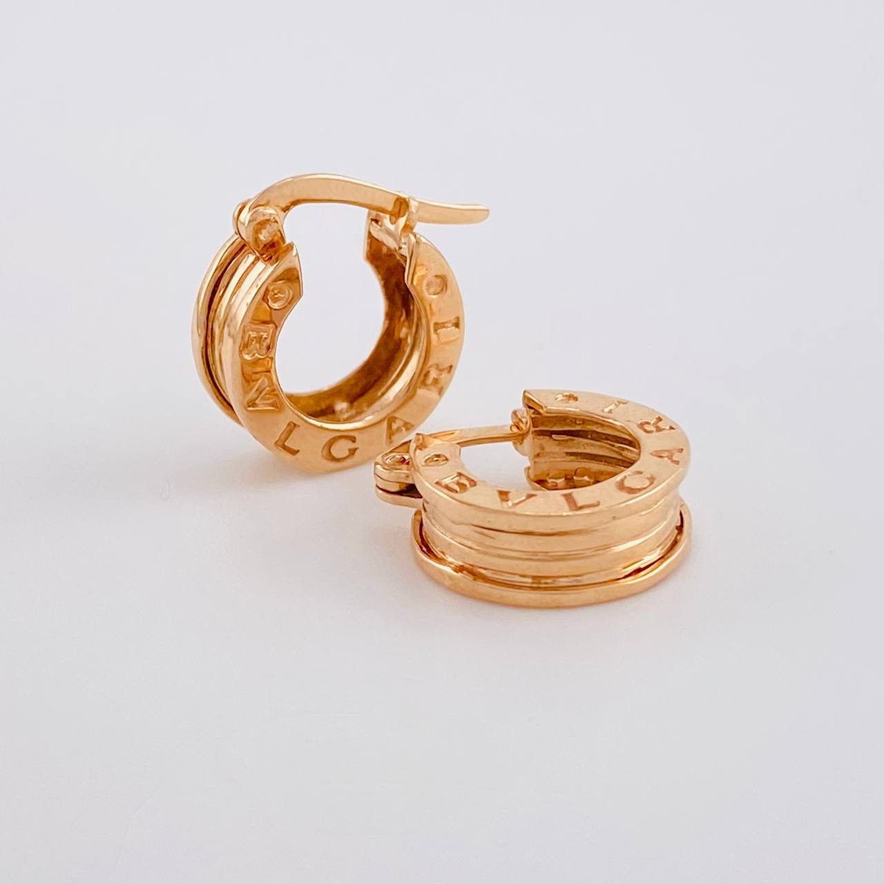 Candongas Rustica 3.95g / 1/2 in Oro Rosa 18K