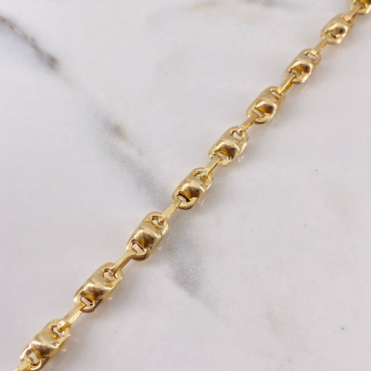 Rustic Anklet 7.1gr / 25cm / 4.7mm 18K Yellow Gold $