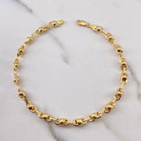 Rustic Anklet 7.1gr / 25cm / 4.7mm 18K Yellow Gold $