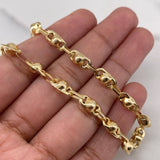 Rustic Anklet 7.1gr / 25cm / 4.7mm 18K Yellow Gold $