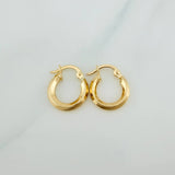 Candongas Clau 1gr / 1/2 in / Oro Amarillo 18K %
