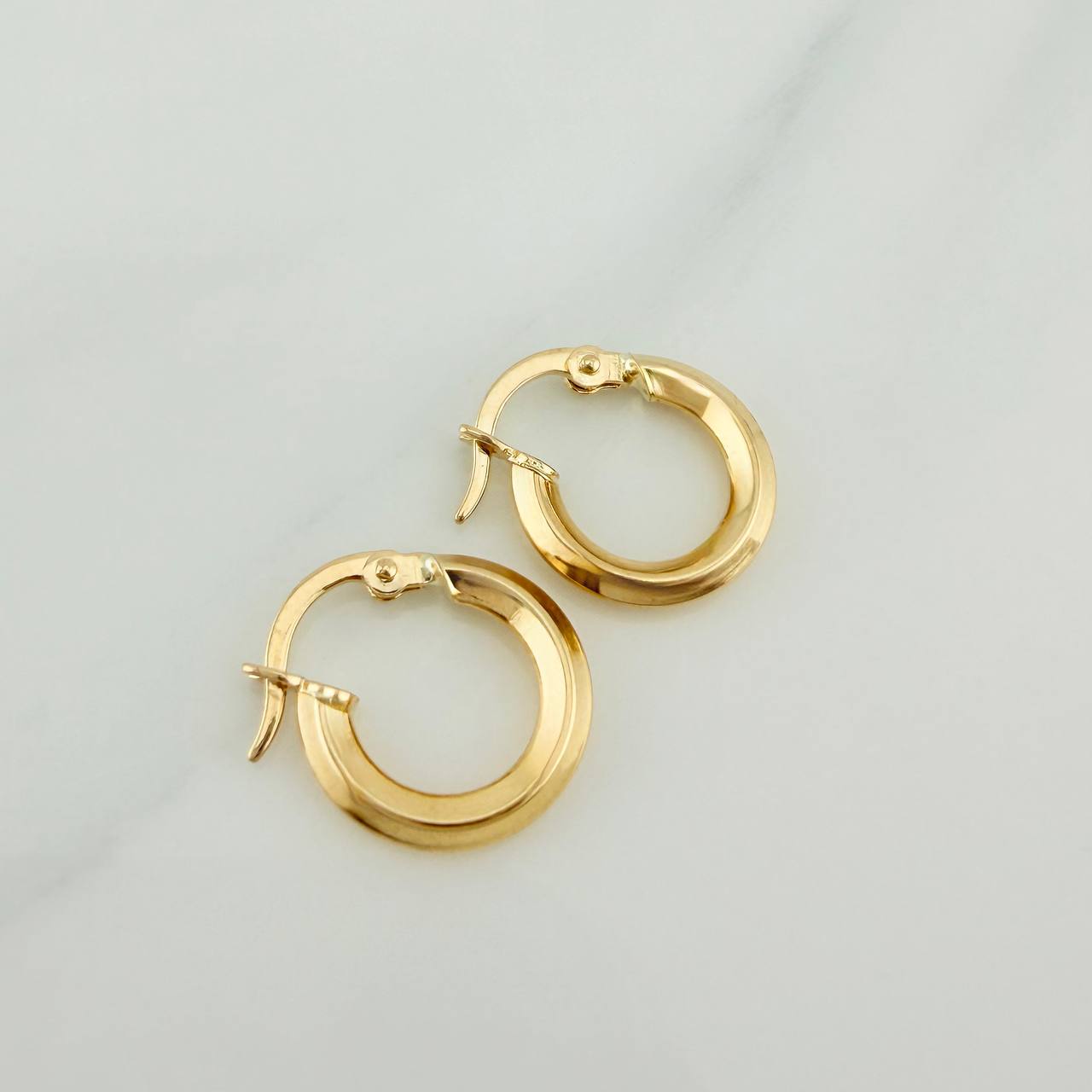 Candongas Clau 1gr / 1/2 in / Oro Amarillo 18K %