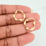 Candongas Remi 1.45gr / 3/4 in / Oro Amarillo 18K %