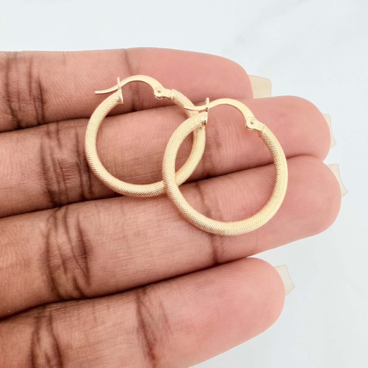 Candongas Tefi 1.55gr / 1 in / Oro Amarillo 18K %