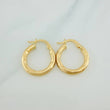 Hoop Earrings Sandra 1.7gr / 3/4 in / Yellow Gold 18K %