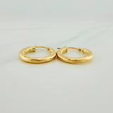 Hoop Earrings Sandra 1.7gr / 3/4 in / Yellow Gold 18K %