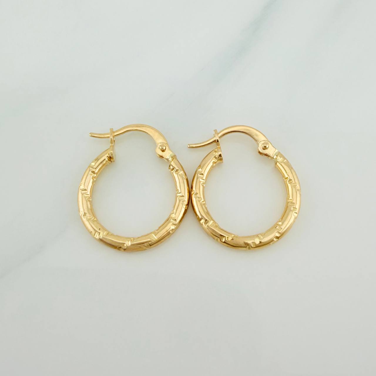 Candongas Abi 1.25gr / 3/4 in / Oro Amarillo 18K %