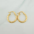 Candongas Abi 1.25gr / 3/4 in / Oro Amarillo 18K %
