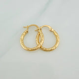 Candongas Abi 1.25gr / 3/4 in / Oro Amarillo 18K %