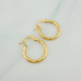 Candongas Abi 1.25gr / 3/4 in / Oro Amarillo 18K %