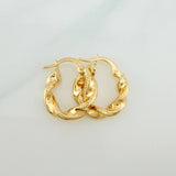 Candongas Demi 1.65gr / 3/4 in / Oro Amarillo 18K %