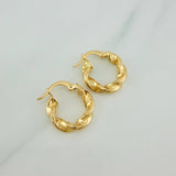 Candongas Demi 1.65gr / 3/4 in / Oro Amarillo 18K %