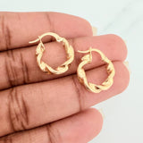 Candongas Demi 1.65gr / 3/4 in / Oro Amarillo 18K %