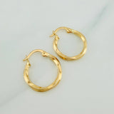 Candongas Eve 1gr / 3/4 in / Oro Amarillo 18K %