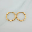 Candongas Carril 3gr / 3/4 in / Oro Amarillo 18K %