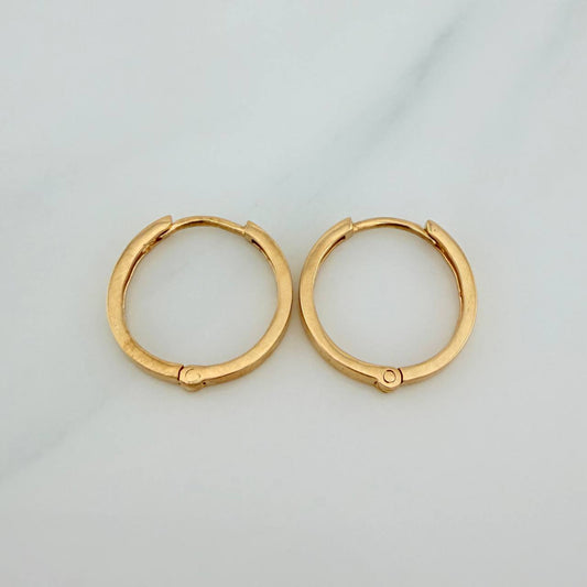 Candongas Carril 3gr / 3/4 in / Oro Amarillo 18K %