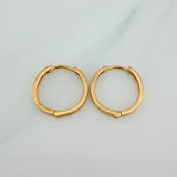Candongas Carril 3.05gr / 3/4 in / Oro Amarillo 18K %