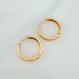 Candongas Carril 1.65gr / 1/2 in / Oro Amarillo 18K %
