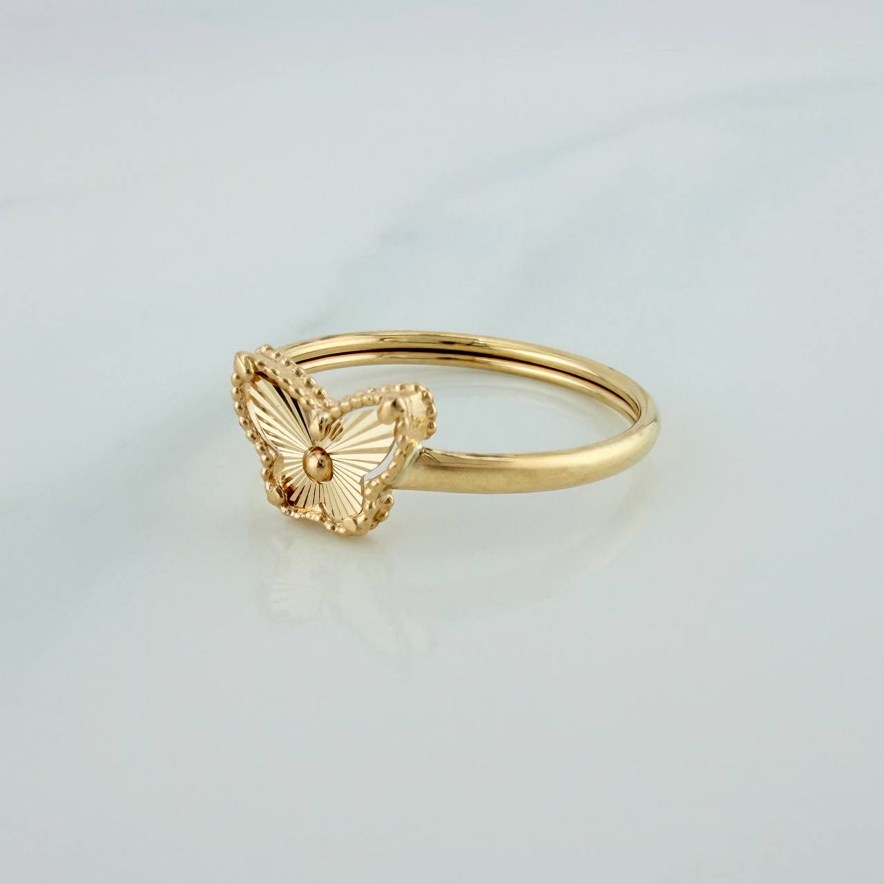 Anillo Mariposa 1.25gr / T8 / Oro Amarillo 18K %