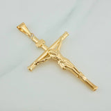 Dije Cruz Cristo 3.15gr / 2 1/4 in / Oro Amarillo 18K %