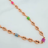 Cadena Rustica GC Tornillo 15.4gr / 25 1/2 in / 5mm Oro Rosa 18K %