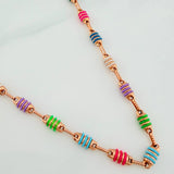 Cadena Barril 13.95gr / 25 1/4 in / 4.3mm Oro Rosa 18K %