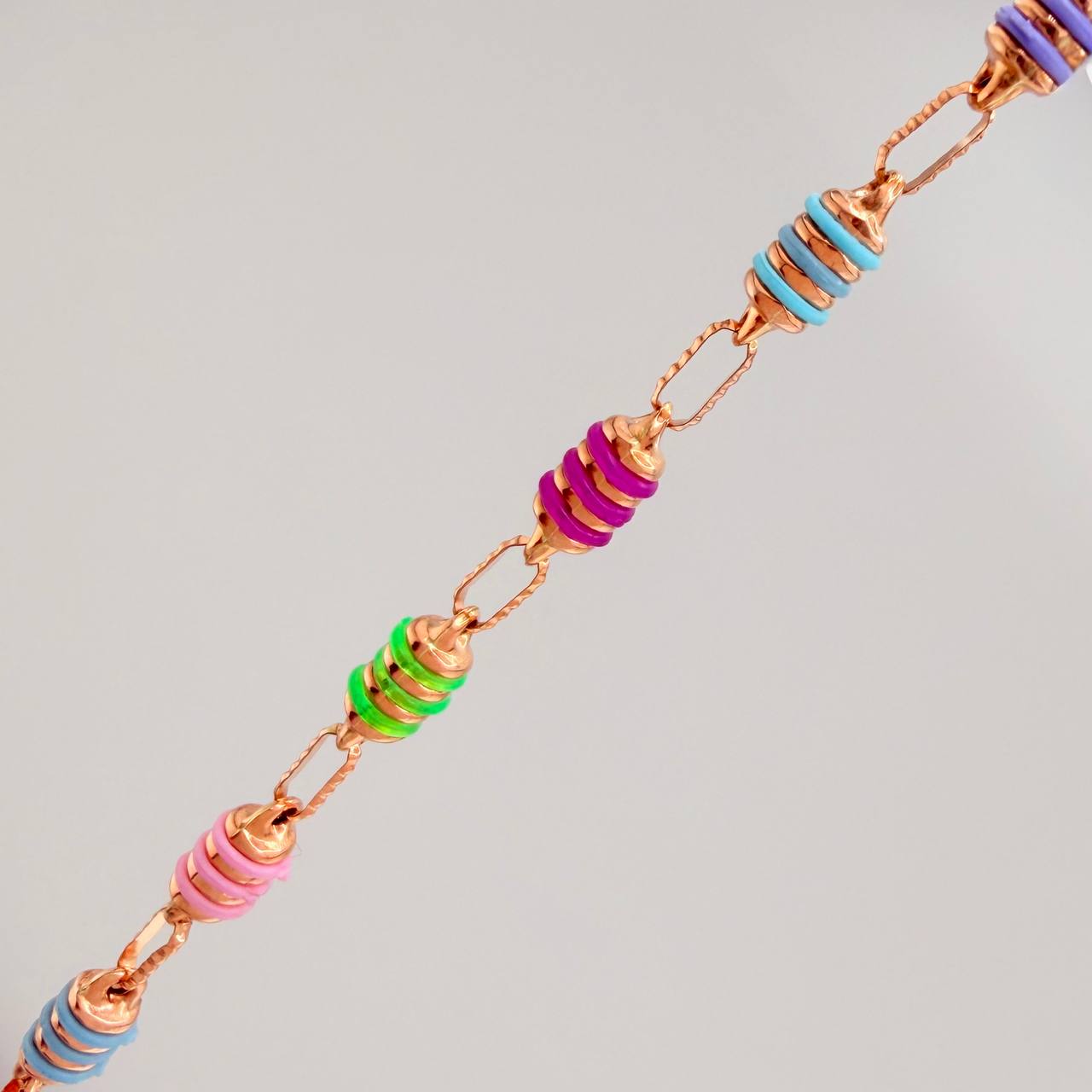 Cadena Barril 13.95gr / 25 1/4 in / 4.3mm Oro Rosa 18K %