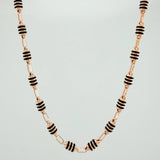 Rustic Barrel Chain 13.65gr / 25 1/4 in / 4mm Rose Gold 18K %