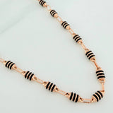 Rustic Barrel Chain 13.65gr / 25 1/4 in / 4mm Rose Gold 18K %